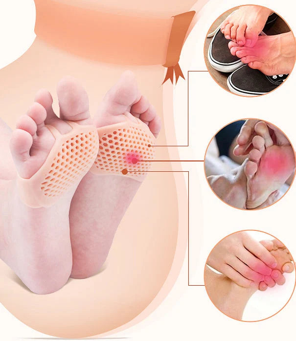 Metatarsal Gel Pads Ventilated Adhesive Fabric Backing