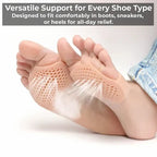 Metatarsal Pads Ventilated Low-Profile Washable & Reusable