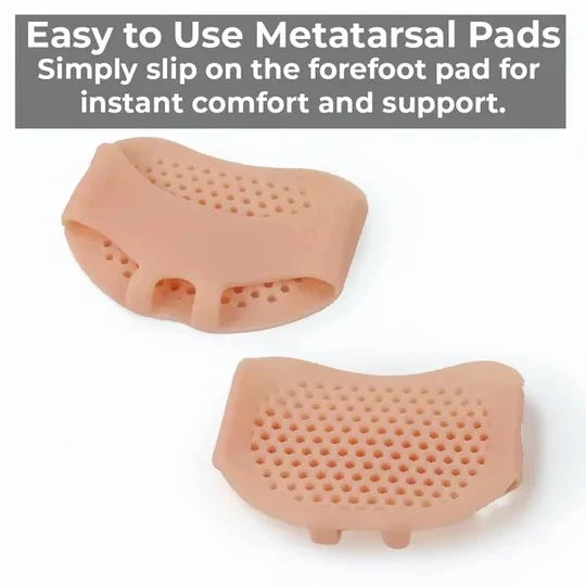 Metatarsal Pads Ventilated Low-Profile Washable & Reusable