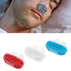 Micro-CPAP Device Compact Noise-Cancelling Comfortable Nasal Seal
