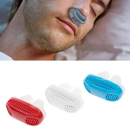 Micro-CPAP Device Compact Noise-Cancelling Comfortable Nasal Seal