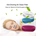 Micro-CPAP Device Compact Noise-Cancelling Comfortable Nasal Seal