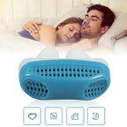 Micro-CPAP Device Compact Noise-Cancelling Comfortable Nasal Seal