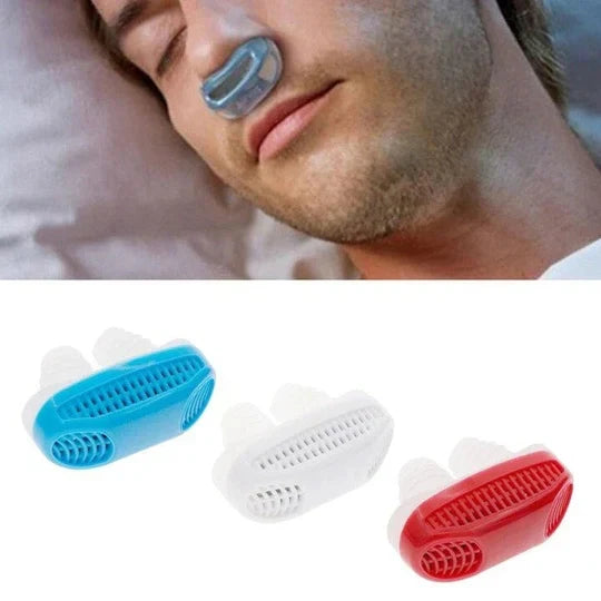 Micro CPAP Device Compact Noise-Cancelling Nasal Seal