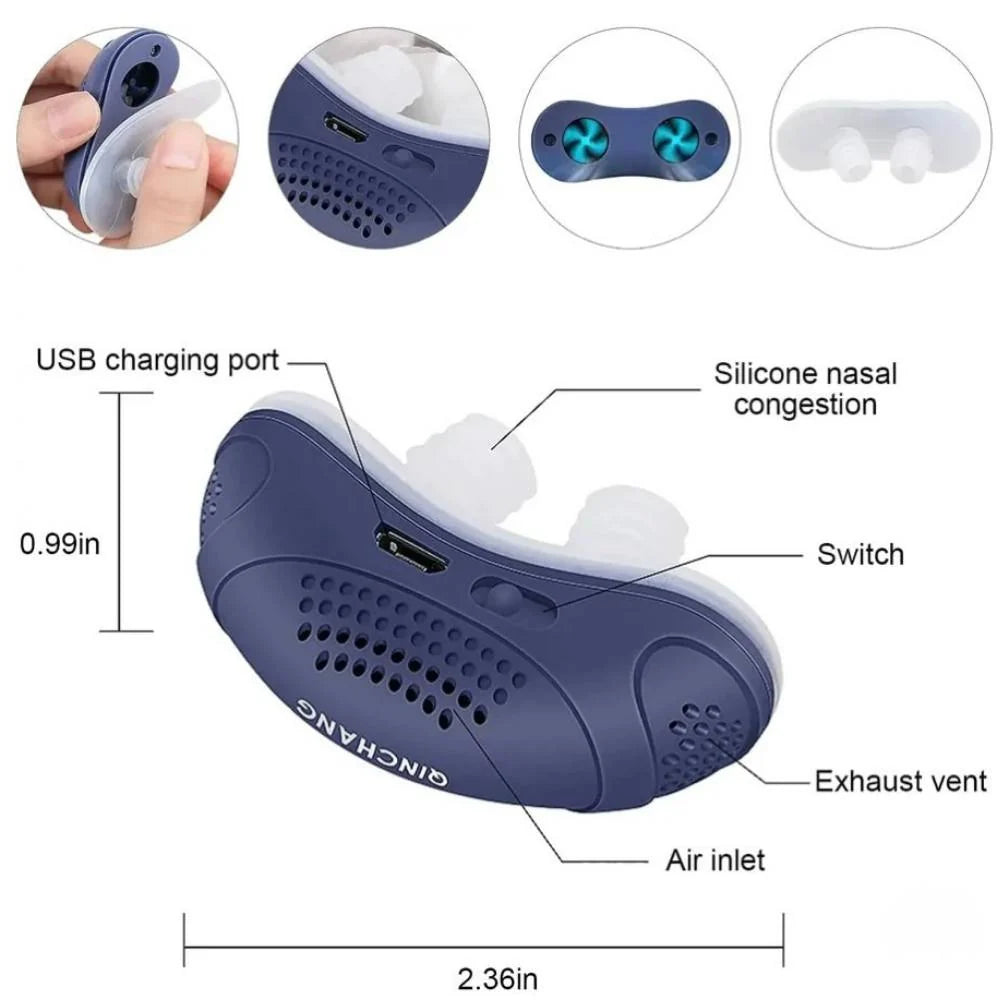 Micro CPAP Hoseless Whisper-Quiet Travel-Ready