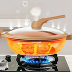Micro-Pressure Non-Stick Electric Wok (Dishwasher-Safe)