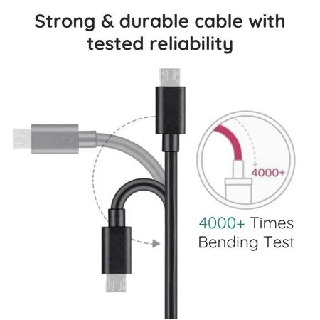 Micro USB Cable 10ft Fast Charging & Data Sync