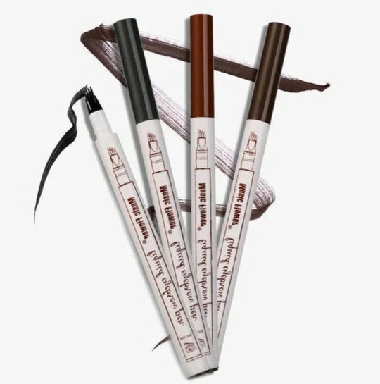 Microblading Pen Multi-Tip Hair-Stroke Waterproof Smudge-Resistant