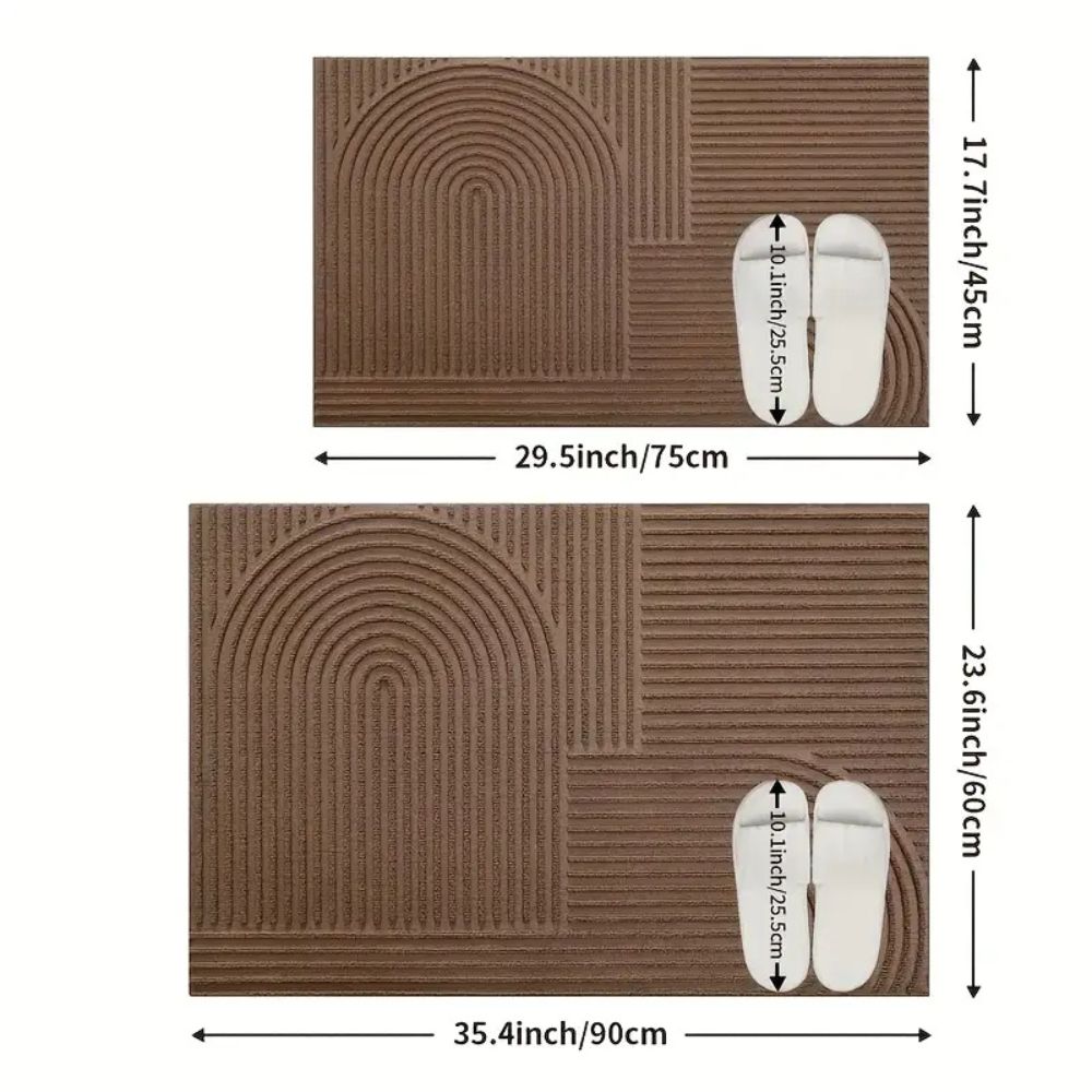 Microfiber Absorbent & Quick-Drying Door Mat (Low-Profile)