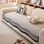 Microfiber Anti-Slip Contoured Edge Sofa Cover (Machine Washable)