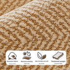 Microfiber Anti-Slip Contoured Edge Sofa Cover (Machine Washable)