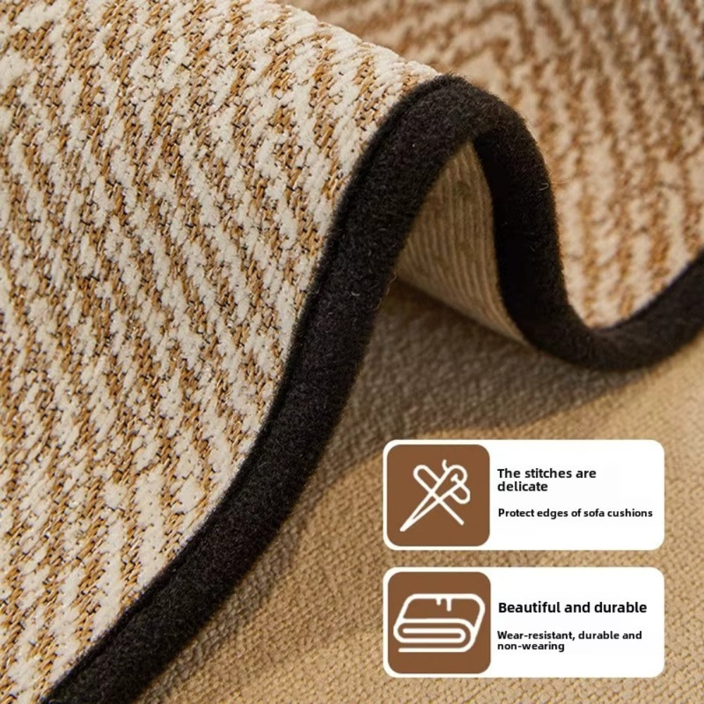 Microfiber Anti-Slip Contoured Edge Sofa Cover (Machine Washable)