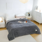 Microfiber Blanket Plush Thermal Insulating Machine Washable