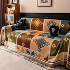Microfiber Blend Anti-Slip Scratch-Resistant Sofa Cover (Machine Washable)