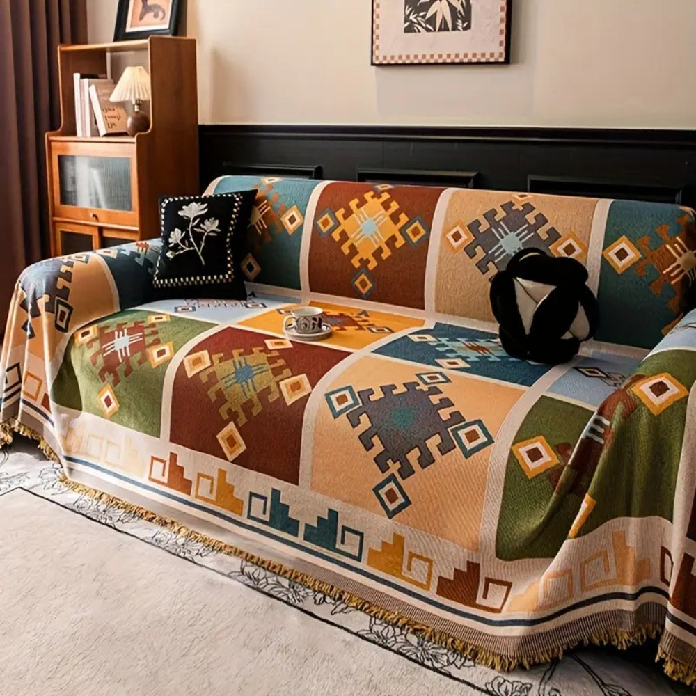Microfiber Blend Anti-Slip Scratch-Resistant Sofa Cover (Machine Washable)