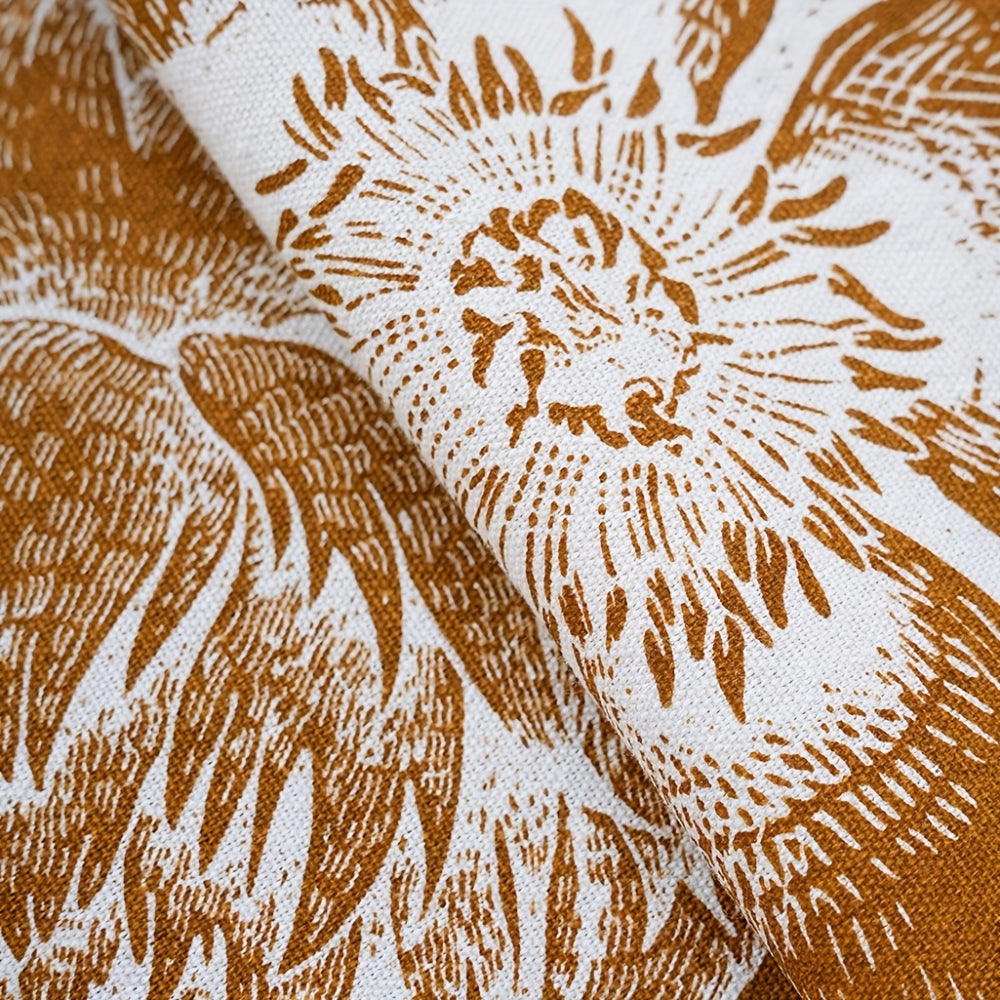 Microfiber Boho Floral Tablecloth (Tassel Trim)