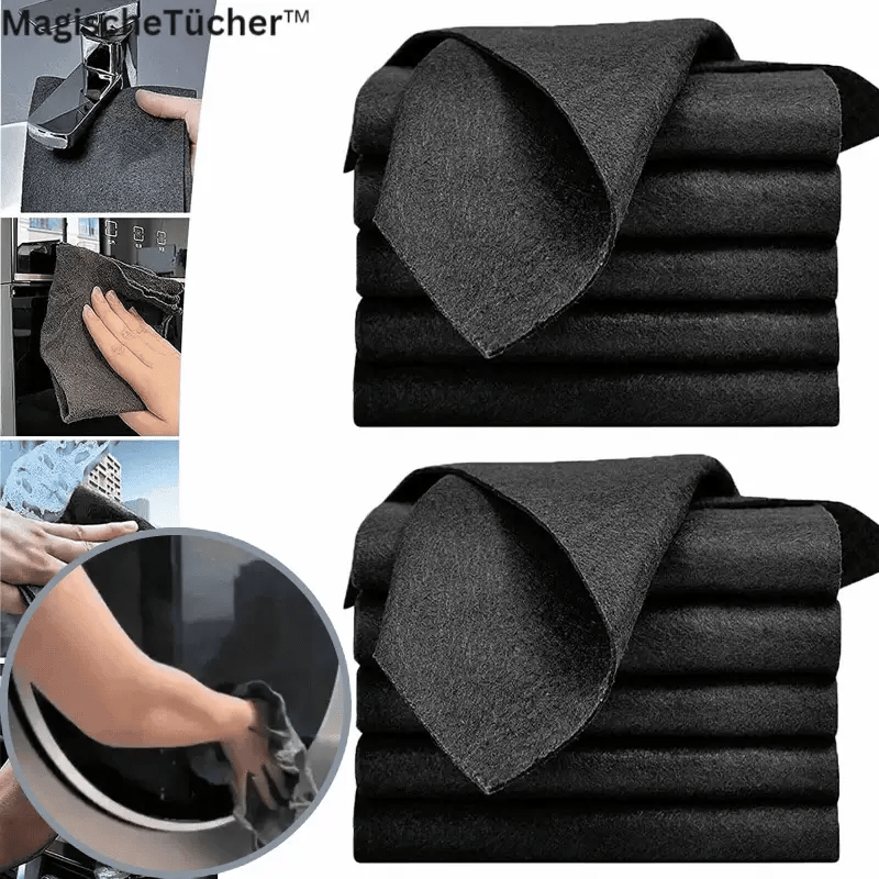Microfiber Cleaning Cloths Streak-Free & Lint-Free 10-Pack