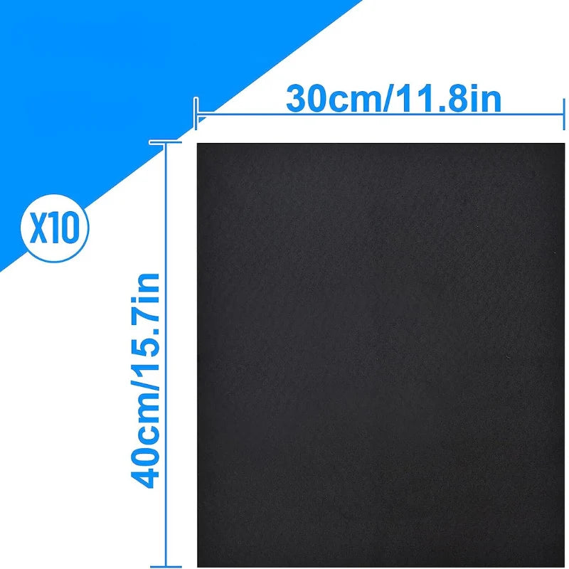 Microfiber Cleaning Cloths Streak-Free & Lint-Free 10-Pack