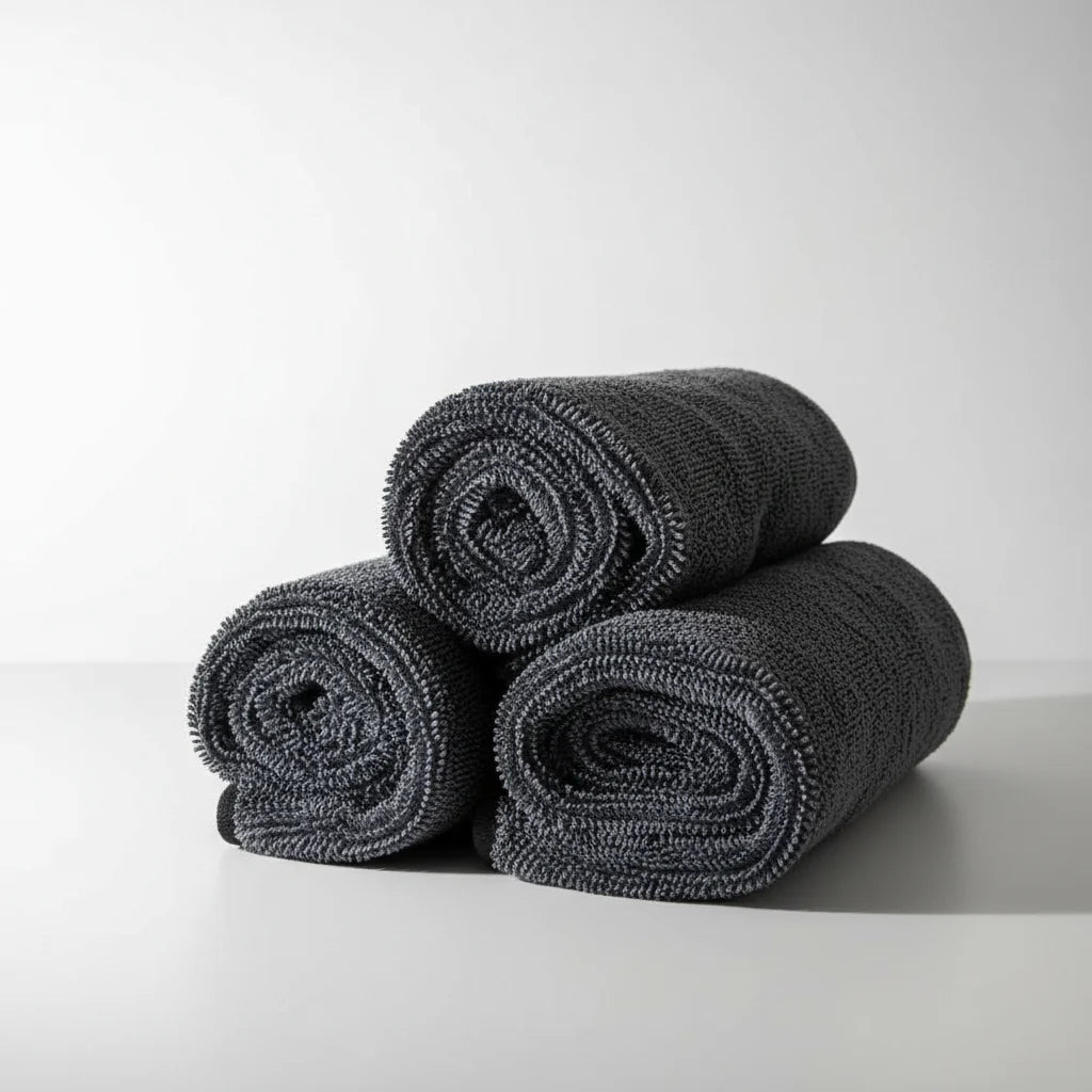 Microfiber Cleaning Cloths Twisted Ultra-Fine Streak-Free Set of 3