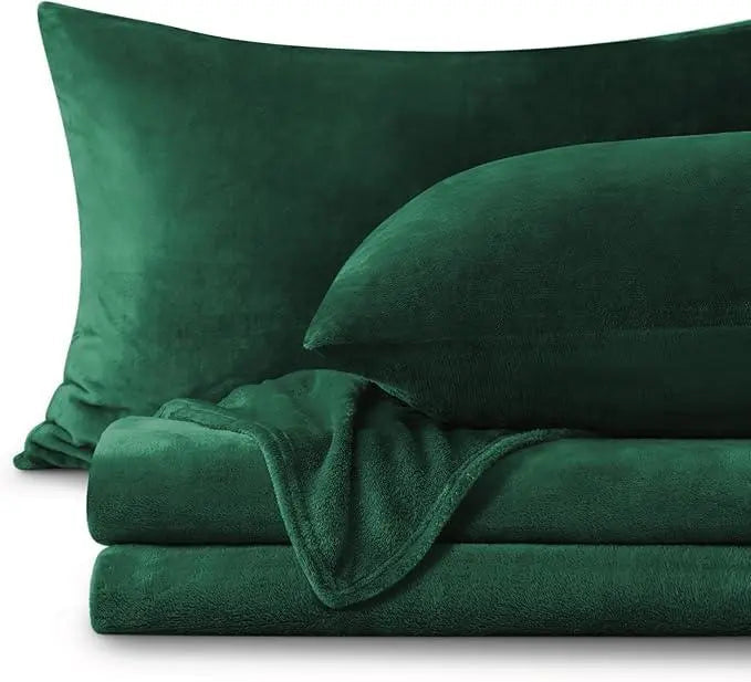 Microfiber Flannel Bedding Set Deep Pocket Set of 3