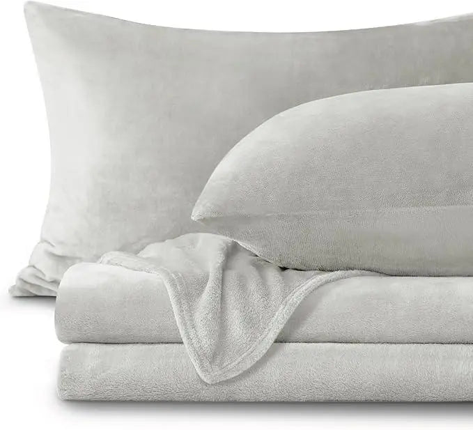 Microfiber Flannel Bedding Set Deep Pocket Set of 3
