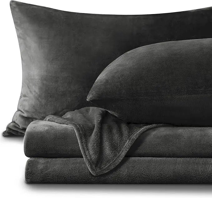 Microfiber Flannel Bedding Set Deep Pocket Set of 3