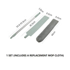Microfiber Gap Mop Bendable Head Retractable Handle