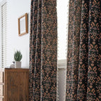Microfiber Semi-Shade Jacquard Tassel Curtain