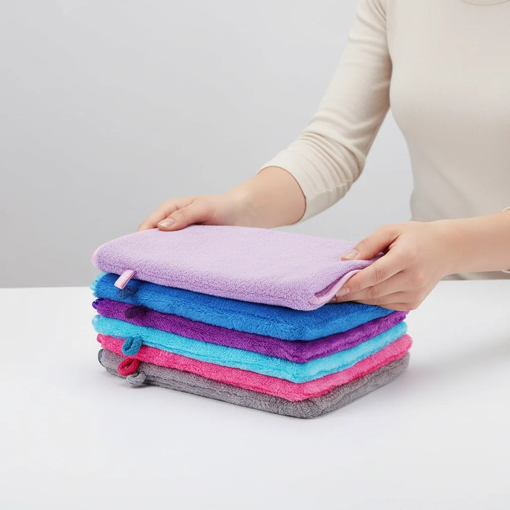 Microfiber Wash Glove Extra Soft Pack of 10