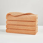 Microfiber Washcloths Waffle Weave Quick-Drying Set of 4