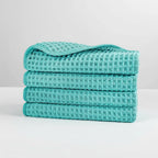 Microfiber Washcloths Waffle Weave Quick-Drying Set of 4