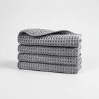 Microfiber Washcloths Waffle Weave Quick-Drying Set of 4
