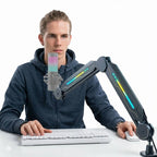 Microphone Boom Arm 29.5 Inch Steel RGB
