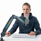 Microphone Boom Arm 29.5 Inch Steel RGB