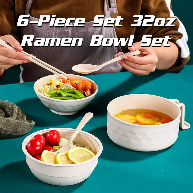 Microwave Bowl Set Locking Steam Lid Cool-Touch Handle