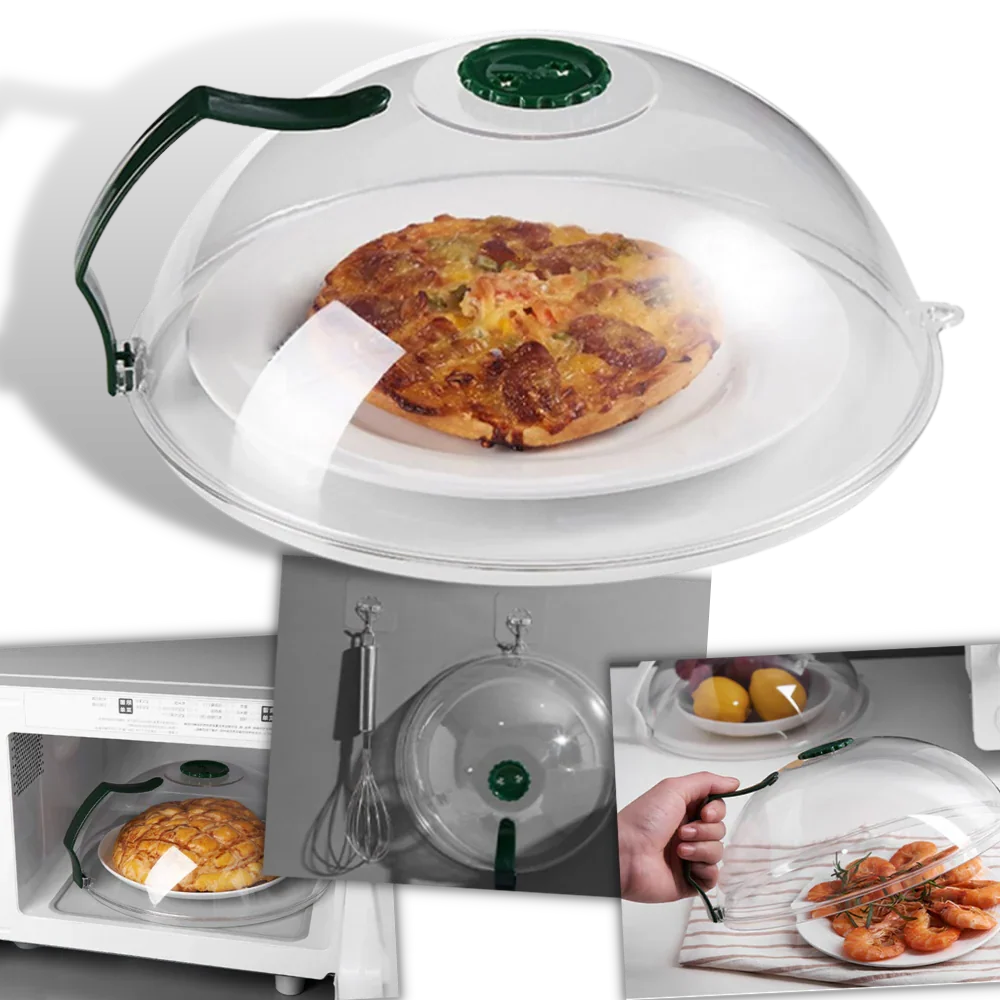 Microwave Food Cover Vented Dome BPA-Free & Dishwasher Safe