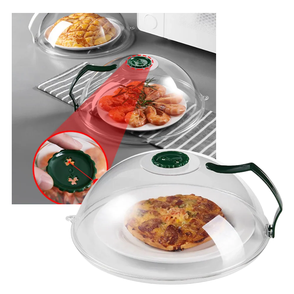 Microwave Food Cover Vented Dome BPA-Free & Dishwasher Safe