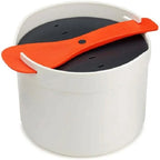 Microwave Rice Cooker 2L Vented Lid & Locking Paddle