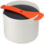 Microwave Rice Cooker 2L Vented Lid & Locking Paddle