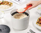 Microwave Rice Cooker 2L Vented Lid & Locking Paddle