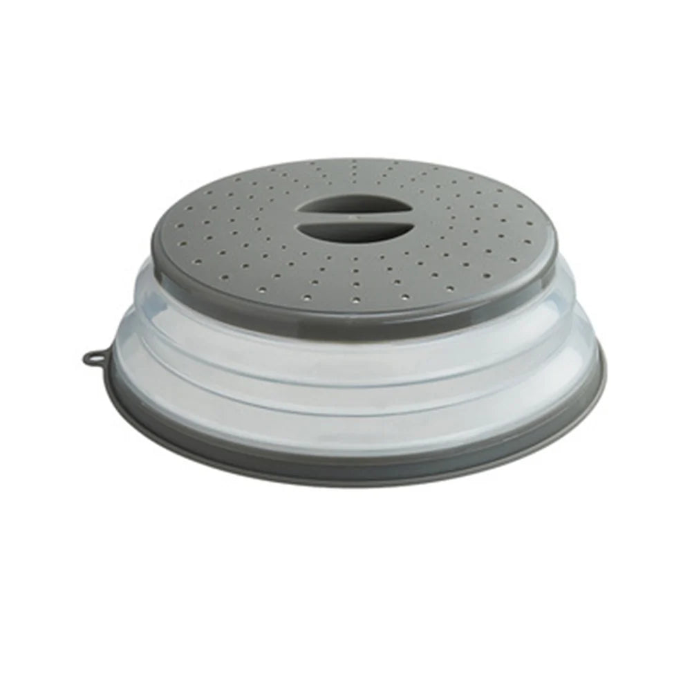 Microwave Splatter Cover Folding Silicone Heat-Resistant Built-In Hook