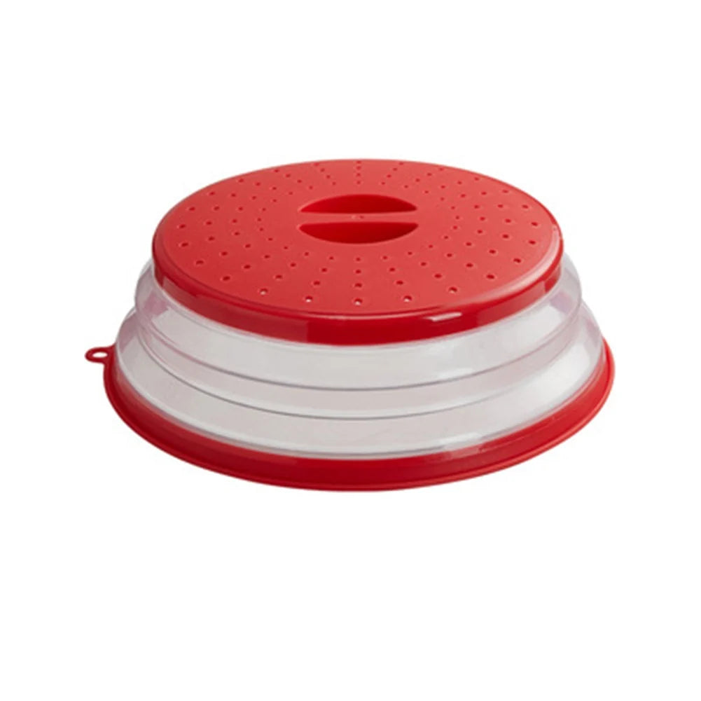 Microwave Splatter Cover Folding Silicone Heat-Resistant Built-In Hook