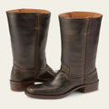 Mid Calf Boots 2 Inch Block Heel Side Zip