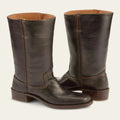 Mid-Calf Boots Block Heel Structured Upper & Side Zip