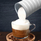 Milk Frother & Steamer 4-in-1 One-Touch Non-Stick Interior