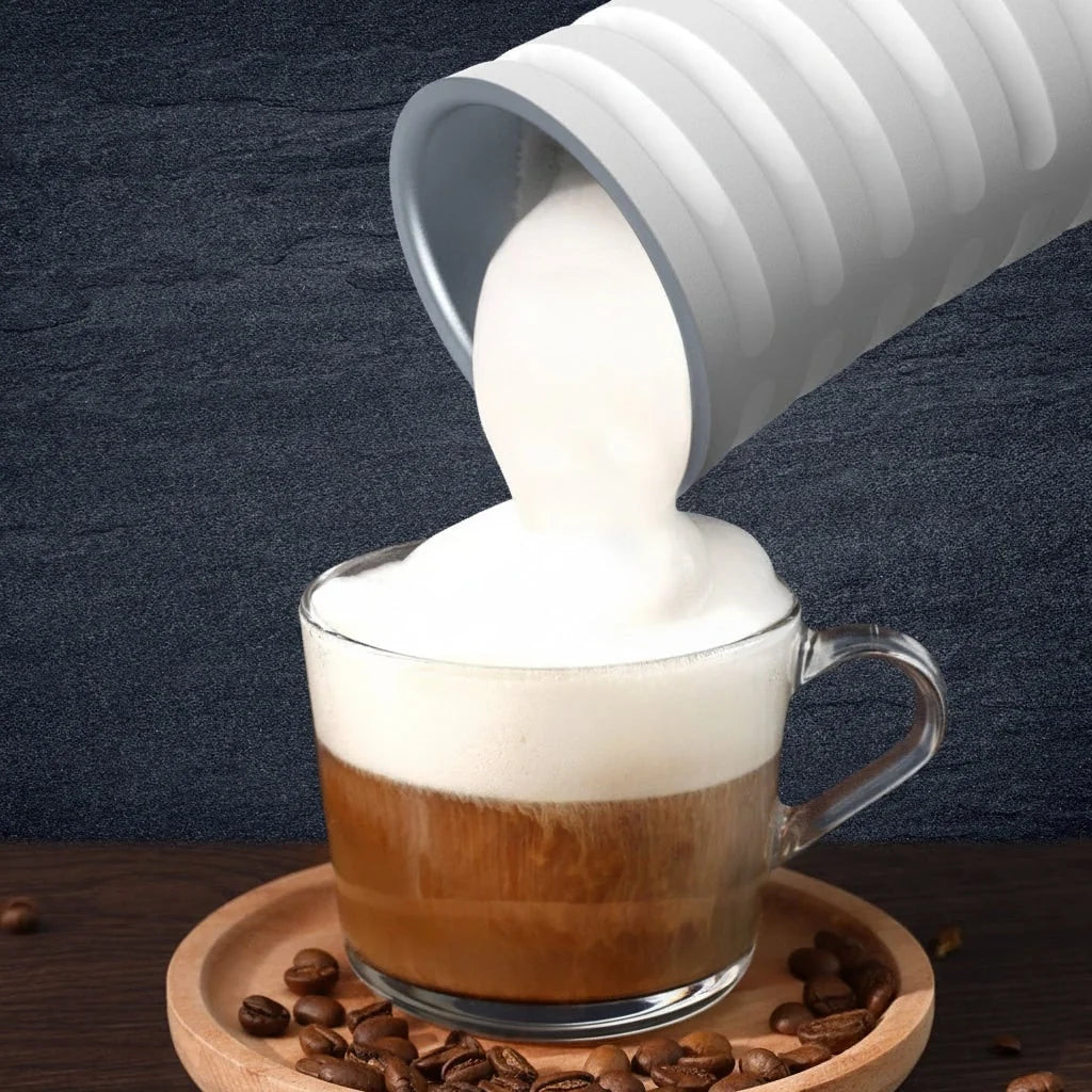 Milk Frother & Steamer 4-in-1 One-Touch Non-Stick Interior
