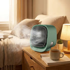 Mini Air Conditioner & Humidifier USB-Powered Quiet Operation