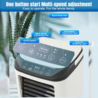 Mini Air Conditioner USB Powered Evaporative Cooling Adjustable Fan