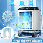 Mini Air Conditioner USB Powered Evaporative Cooling Adjustable Fan