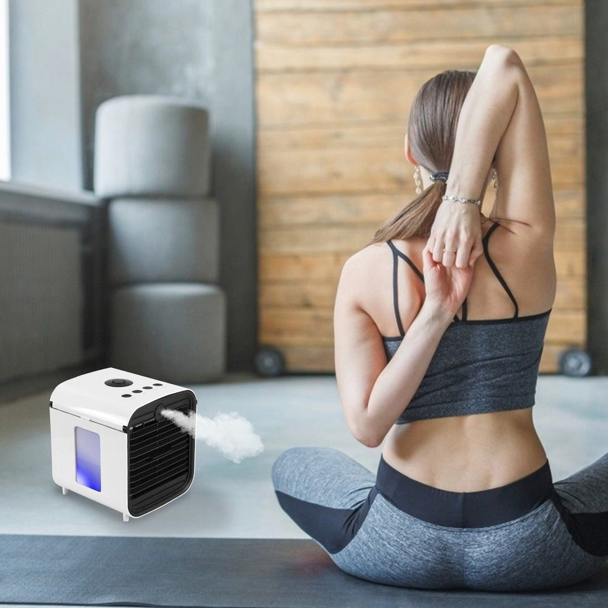 Mini Air Conditioner USB Powered Humidifying & Filtered